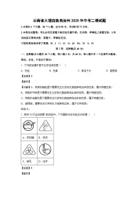 云南省大理白族自治州2025年中考二模化学试卷（解析版）