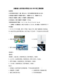 安徽省六安市部分学校2025年中考三模化学试卷（解析版）