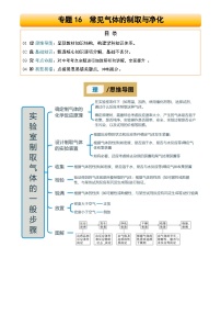 2025年中考化学专项复习讲义专题16 常见气体的制取与净化(解析版)
