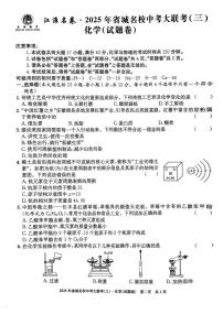 安徽省安庆市太湖县实验中学教育集团2024-2025学年九年级下学期第三次月考化学试卷