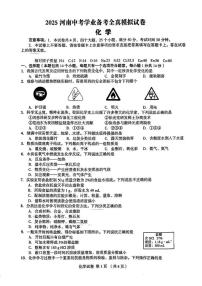 河南省郑州市外国语学校2025年中考招生三模化学试卷（PDF版，无答案）