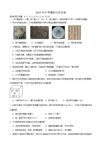 2025年安徽省合肥市第四十五中学工业区分校中考模拟化学试卷（中考模拟）