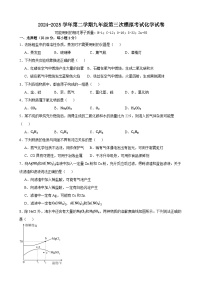 2025年甘肃省武威市凉州区金羊、金沙九年制学校中考三模化学试题（中考模拟）