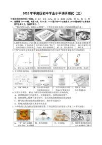2025年黑龙江省哈尔滨市平房区中考三模化学试卷（中考模拟）