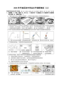 2025年黑龙江省哈尔滨市平房区中考三模化学试卷（中考模拟）