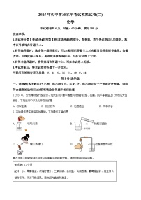 2025年湖南省永州市中考适应性考试二模化学试卷（中考模拟）