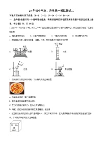2025年内蒙古自治区赤峰市松山区三模化学试题（中考模拟）