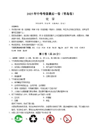 2025年中考考前押题最后一卷：化学（青岛卷）（考试版）