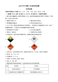2025年甘肃省酒泉市中考第三次适应性检测化学试卷（中考模拟）