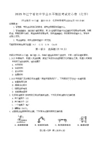 2025年辽宁省初中学业水平模拟考试定心卷化学试题（中考模拟）