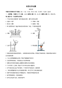 2025年山东省淄博市淄川区中考二模化学试题（中考模拟）