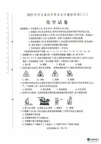 2025年河北省定州市九年级三模化学试卷（中考模拟）