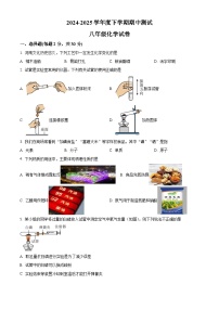黑龙江省齐齐哈尔市依安县依安县第三中学2024-2025学年八年级下学期5月期中考试化学试题