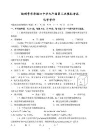 2025年江苏省扬州市梅岭集团中考三模化学试题（中考模拟）