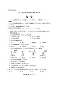 2025年云南省初中学业水平考试化学试卷（含答案）
