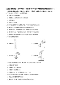 山东省青岛第三十九中学2024-2025学年八年级下学期期末化学模拟试卷（一）（含答案解析）
