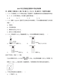 2025年江苏省连云港市中考化学试卷及答案