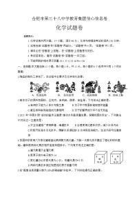 安徽省合肥市第三十八中学教育集团2025届中考三模 化学试卷
