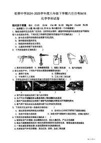 2025年哈尔滨市虹桥中学八年级（下）6月月考化学试卷及答