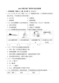 2025年四川省广安市中考化学试卷附答案