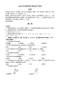 2025年天津市中考化学真题含答案