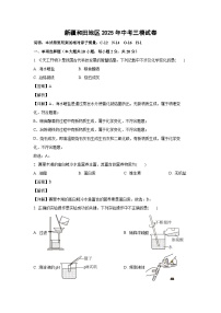 新疆和田地区2025年中考三模化学试卷（解析版）