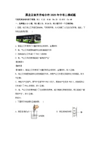 黑龙江省齐齐哈尔市2025年中考二模化学试卷（解析版）