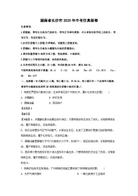 湖南省长沙市2025年中考仿真密卷化学试卷（解析版）