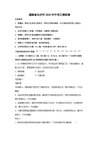湖南省长沙市2025年中考三模化学试卷（解析版）