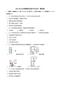 2024年山东省聊城市冠县中考化学一模试卷（含解析）