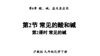 沪教版（2024）九年级下册（2024）常见的酸和碱示范课ppt课件