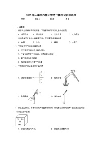2025年天津市西青区中考二模考试化学试题（无答案）