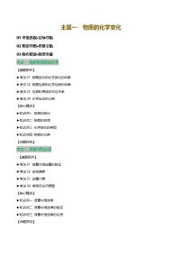 2025人教版九年级中考化学专题知识真题讲练  专题01 物质的化学变化