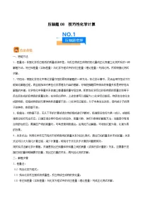 人教版九年级化学中考压轴真题专题练习 压轴题08 技巧性化学计算