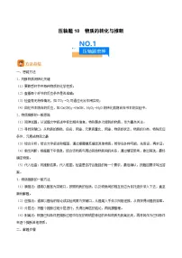 人教版九年级化学中考压轴真题专题练习 压轴题10 物质转化与推断