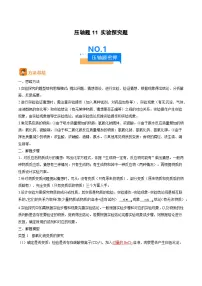 人教版九年级化学中考压轴真题专题练习 压轴题11 实验探究题