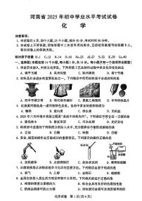 2025年河南省中考化学试题及答案