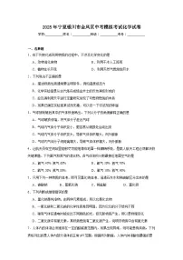 2025年宁夏银川市金凤区中考模拟考试化学试卷（附答案解析）
