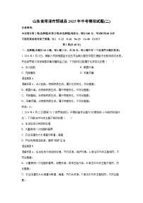 山东省菏泽市郓城县2025年中考模拟(二)化学试卷（解析版）