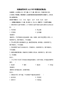 河南省郑州市2025年中考模拟(四)化学试卷（解析版）