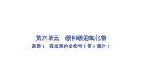 初中化学人教版（2024）九年级上册（2024）碳单质的多样性备课课件ppt