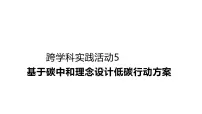 人教版（2024）九年级上册（2024）基于碳中和理念设计低碳行动方案备课课件ppt