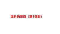 化学人教版（2024）燃料的燃烧课前预习课件ppt