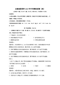 云南省昆明市2025年中考模拟（四）化学试卷（解析版）