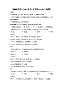 河南省平顶山市鲁山县第七教研区2025年中考三模化学试卷（解析版）