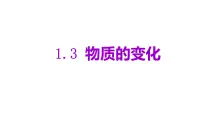 初中化学科粤版（2024）九年级上册（2024）物质的变化教课课件ppt