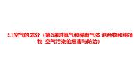 初中化学科粤版（2024）九年级上册（2024）空气的成分图文ppt课件