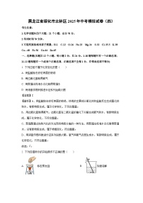 黑龙江省绥化市北林区2025年中考模拟（四）化学试卷（解析版）