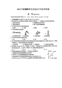 2025年新疆维吾尔族自治区中考化学真题无答案