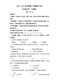 贵州省毕节市金沙县第四中学2023-2024学年九年级上学期期中化学试题(文字版 含答案解析)